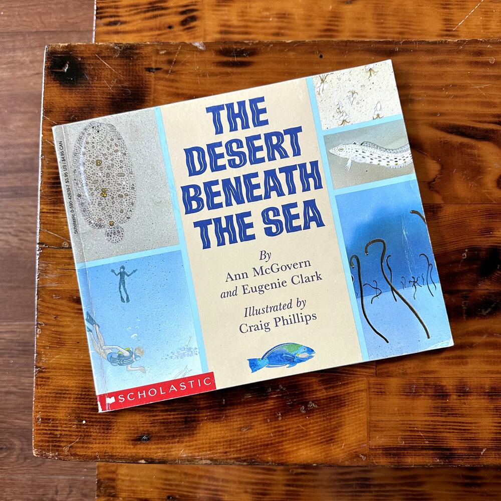 Vintage 1991 The Desert Beneath The Sea Paperback Book